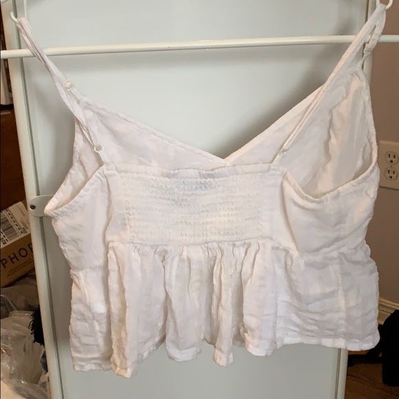 White lace cropped tank - Picture 2 of 2